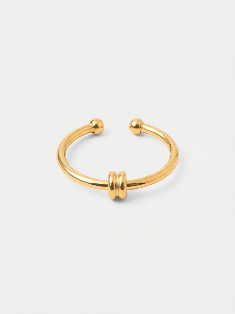 Elegant Duo Loop Ring