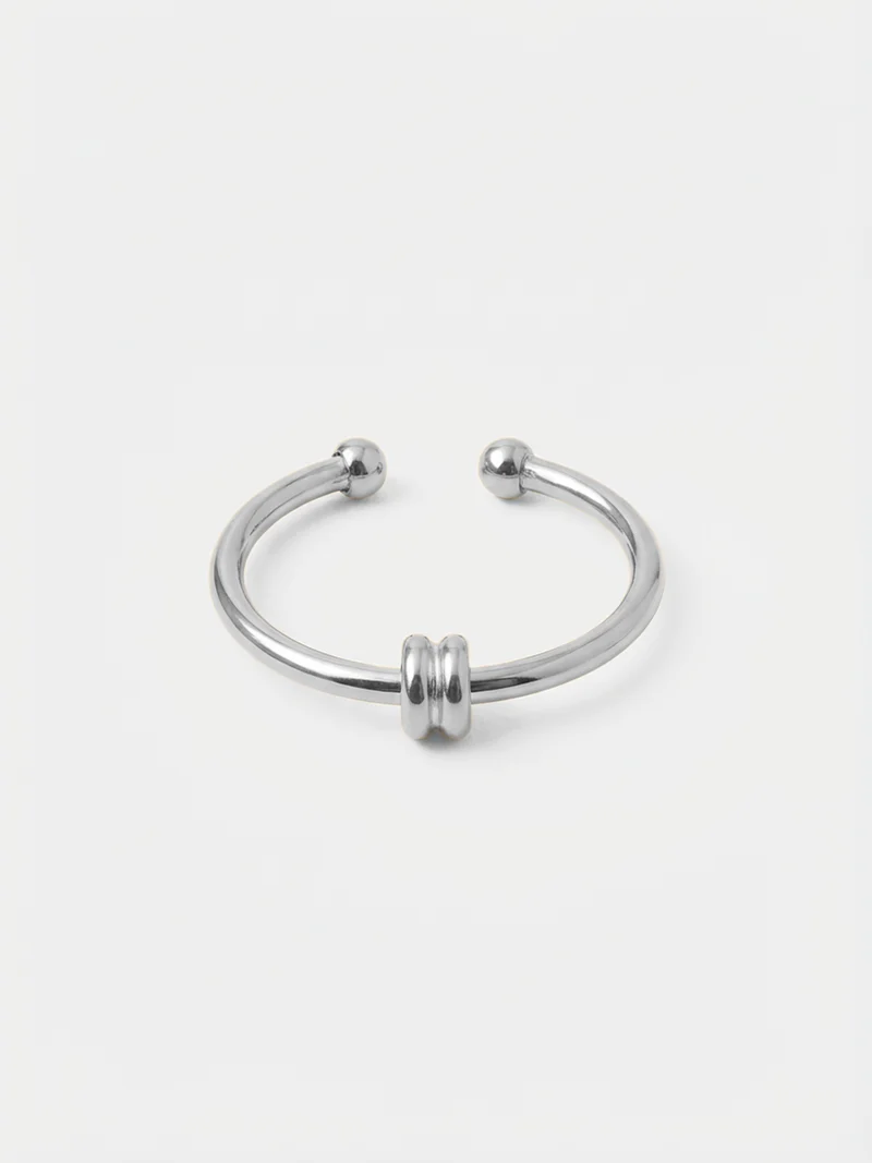 Elegant Duo Loop Ring