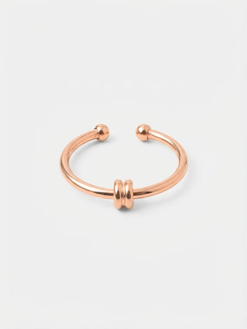 Elegant Duo Loop Ring