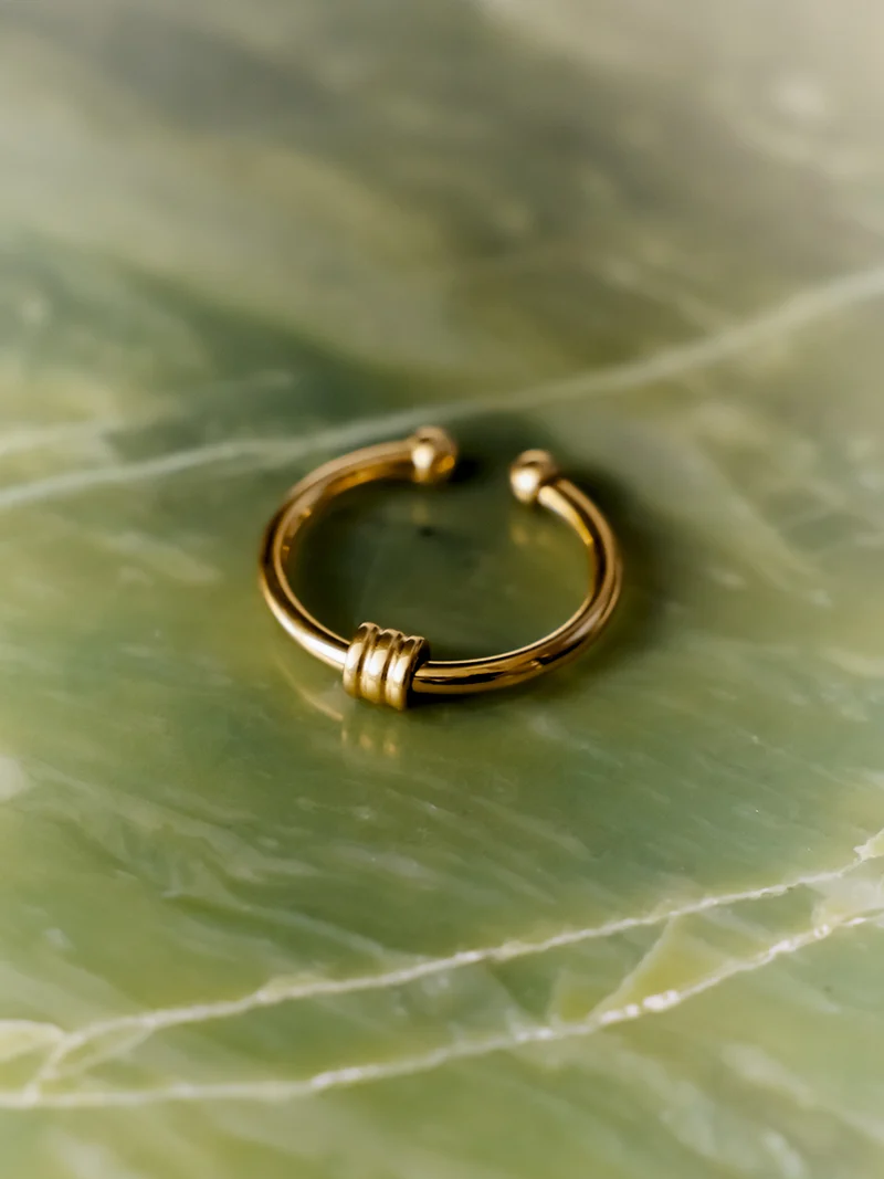 Elegant Trio Loop Ring