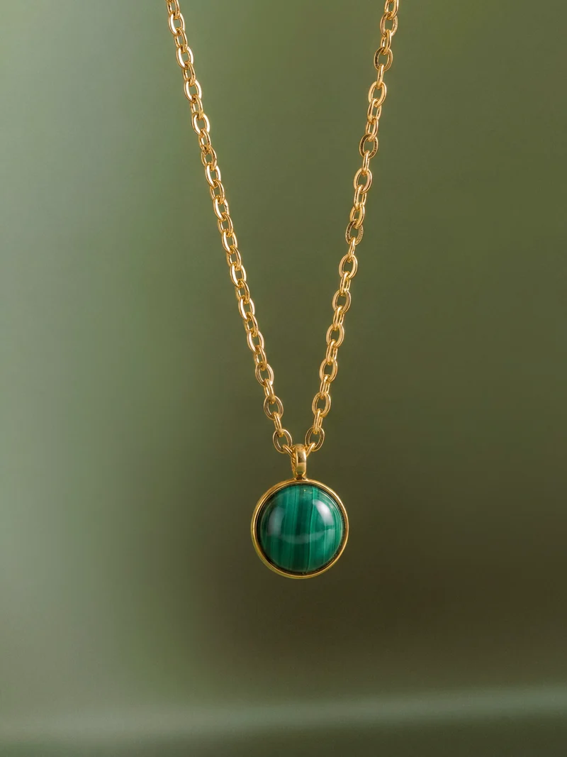 Wandering Wish Dark Green Kette