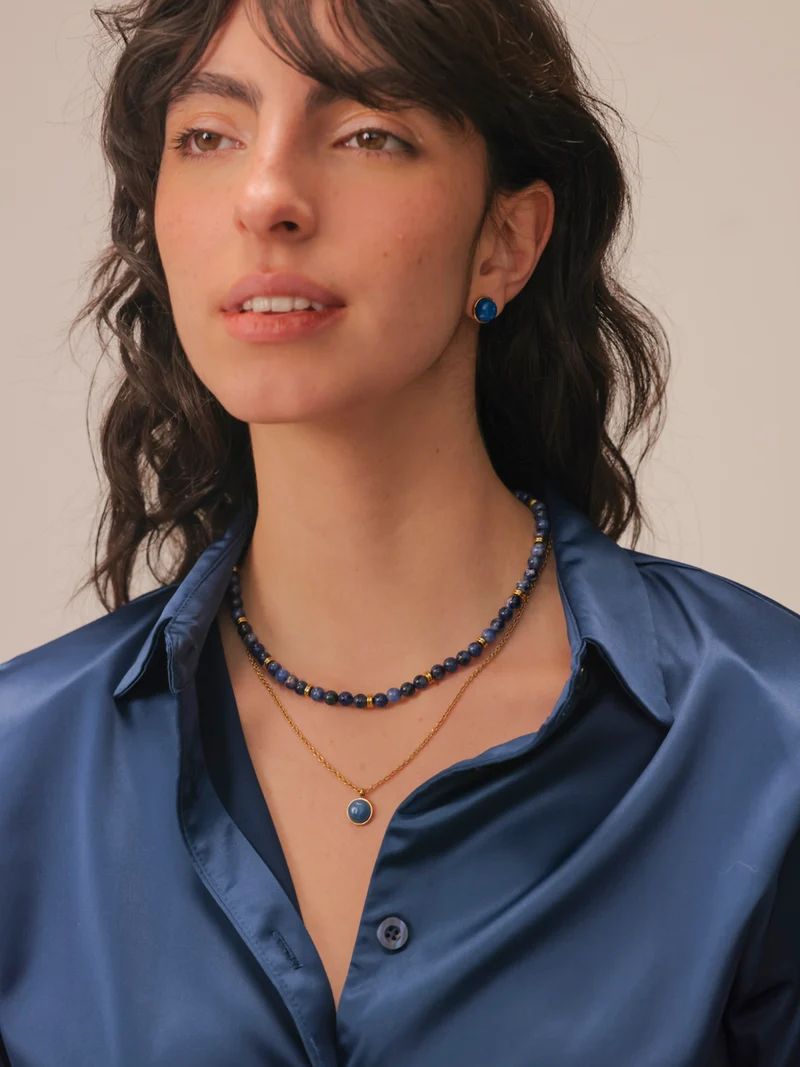 Wandering Wish Dark Blue Kette