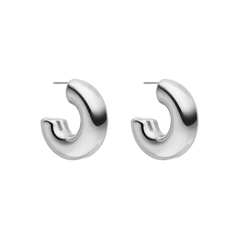 BOLD HOOP OHRRINGE 18K VERGOLDET - SMALL