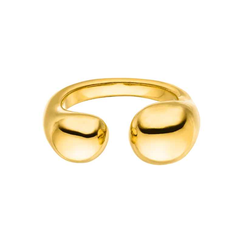 Popular Chunky Ring 18K Vergoldet