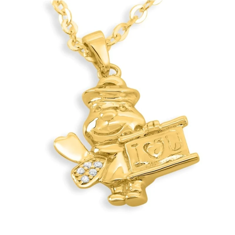 KETTE VERGOLDET, BÄRCHEN KETTE LIEBE GOLD