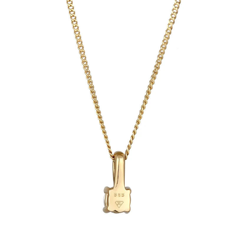 Halskette | Laborgezüchteter Diamant (Weiß, 0.034 ct)