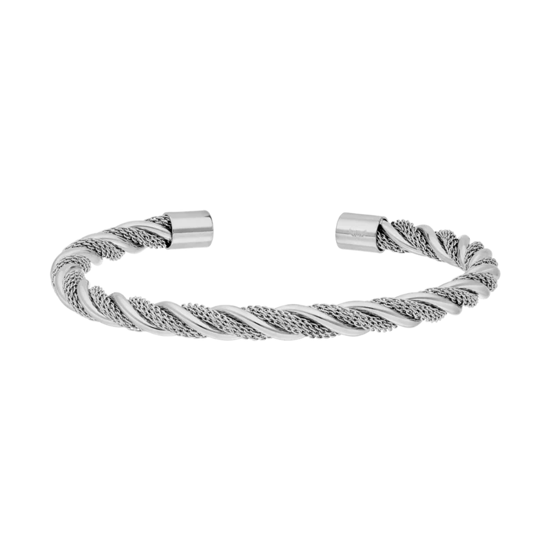 Bold Twist Armreif 18K Vergoldet