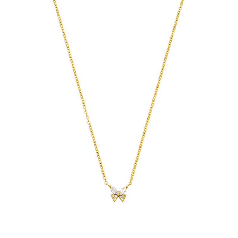 Eternal Butterfly Kette 14K Vergoldet