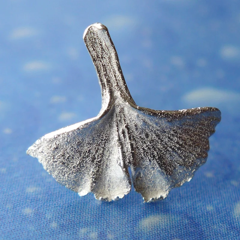 Ginkgo Blatt Stecker Schmuck F xs