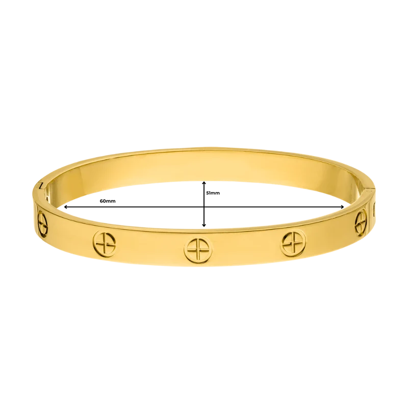 Timeless Deluxe Armreif 14K Vergoldet