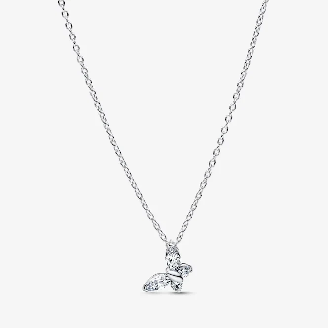 Butterfly Pendant Necklace, 45cm