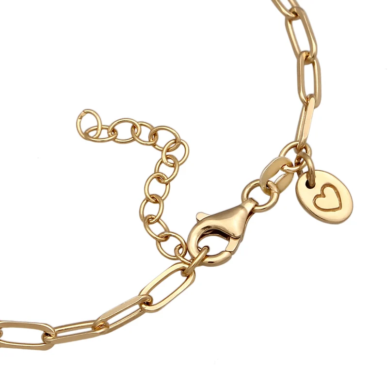 Glilederarmband Herz-Anhänger