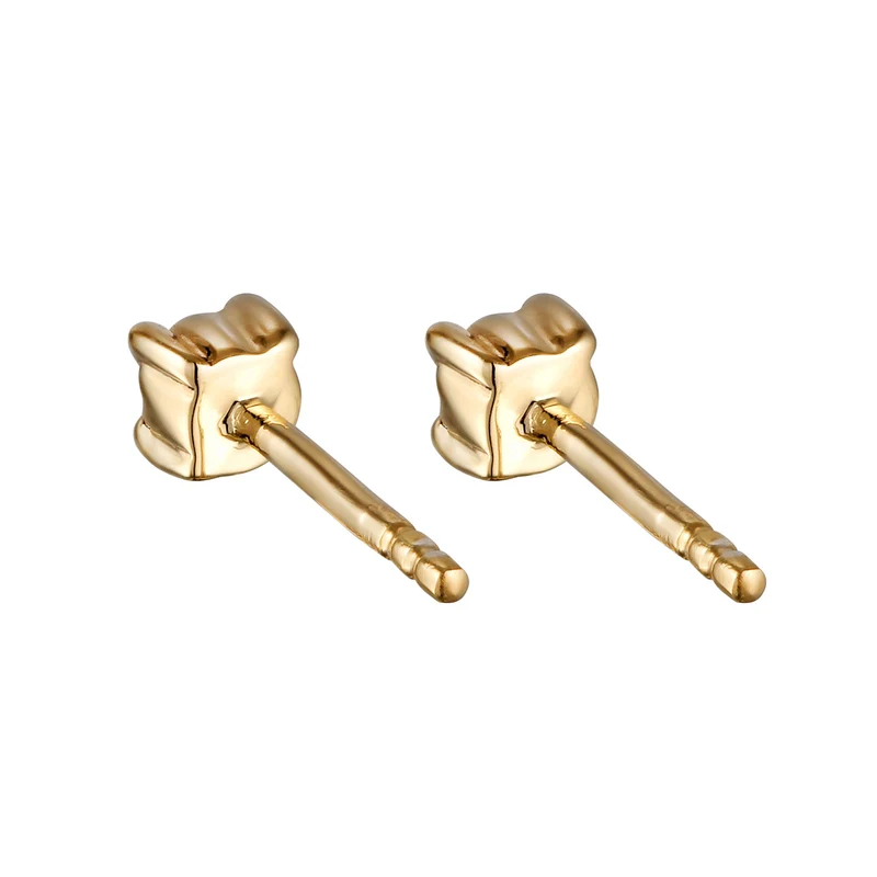 Ohrstecker | Synthetischer Smaragd (Grün)