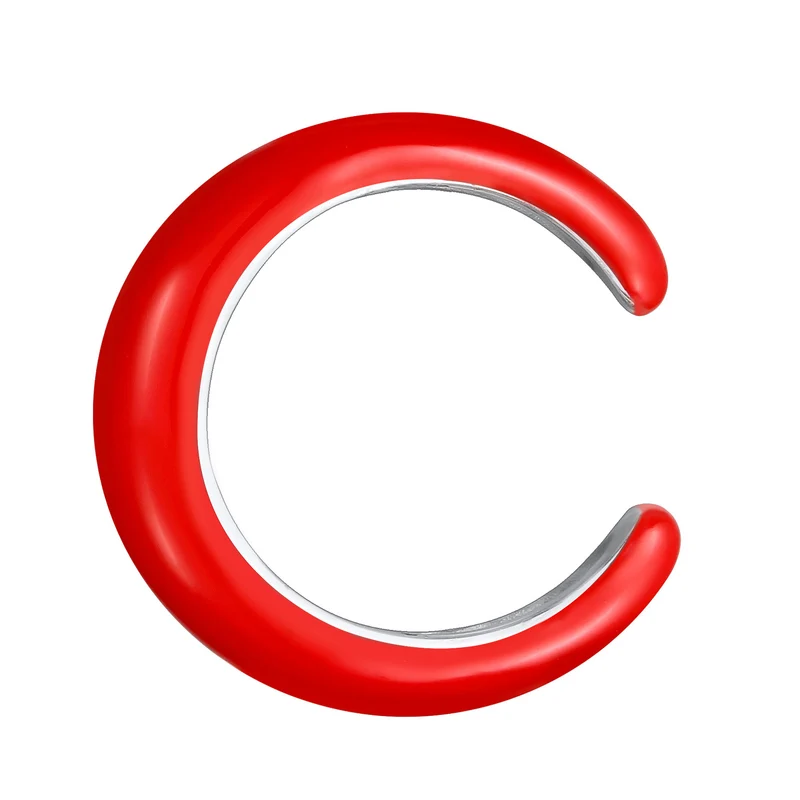 Earcuff Single | Emaille (Rot)