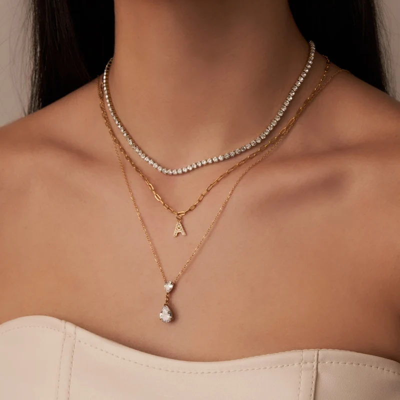 Hi-Life Tennis Set 14K Vergoldet