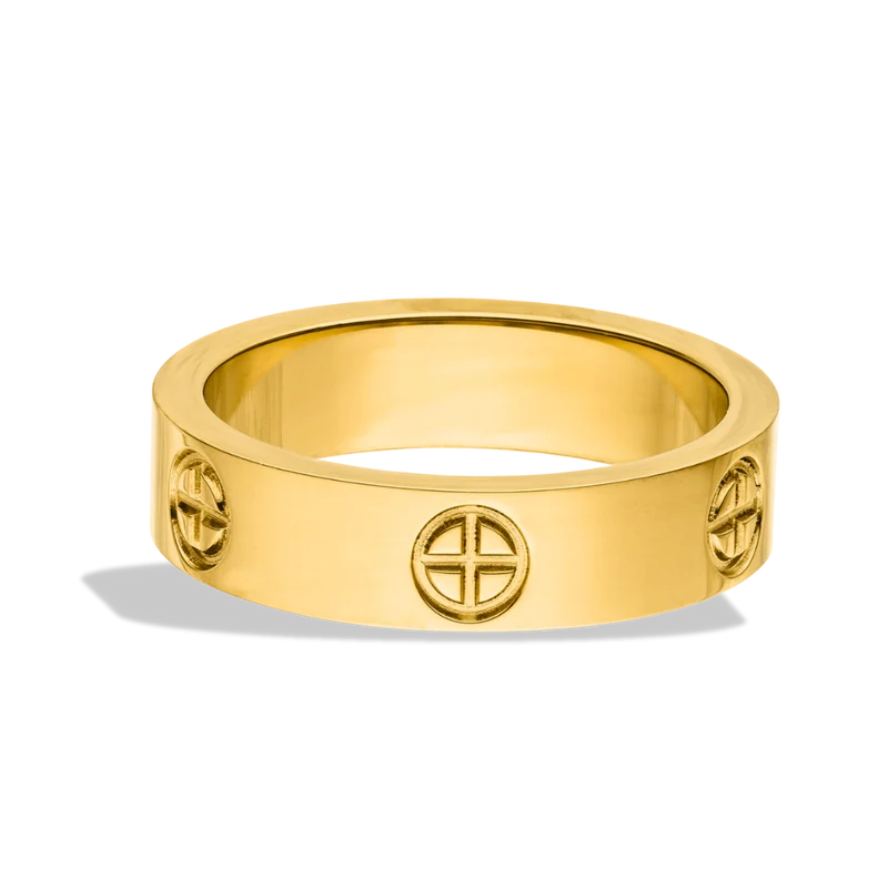 Timeless Affection Ring 14 Karat vergoldet