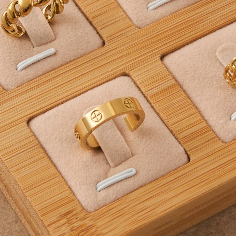 Timeless Affection Ring 14 Karat vergoldet