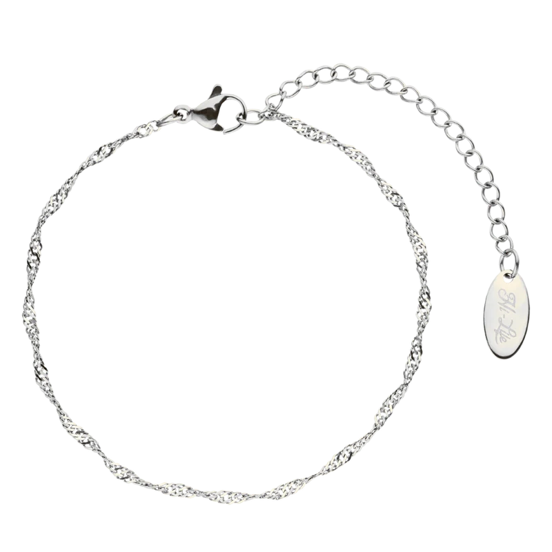 Twisted Simple Armband 14K Vergoldet