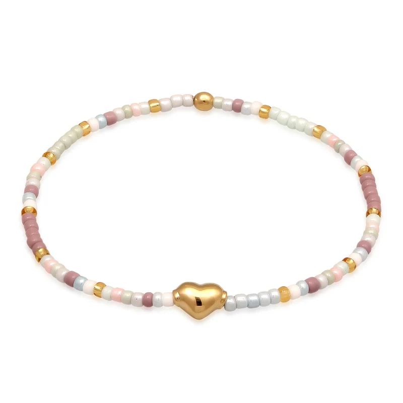 Armband Beads Herz | Glasperlen