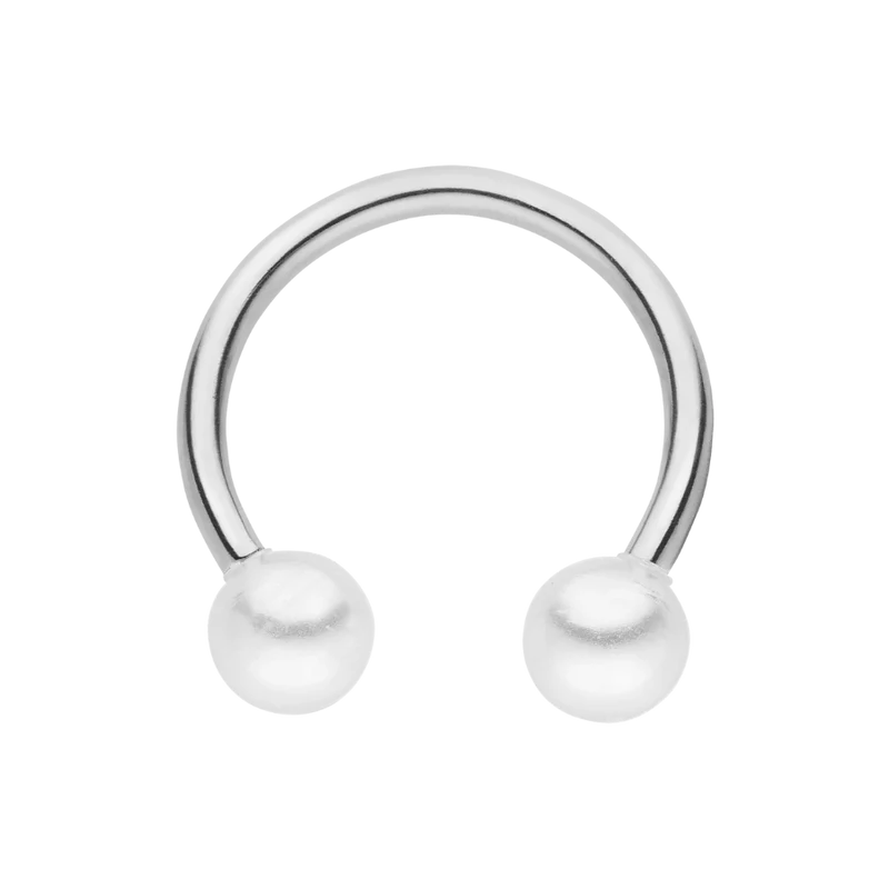 Pearl Hufeisen 18K Vergoldet