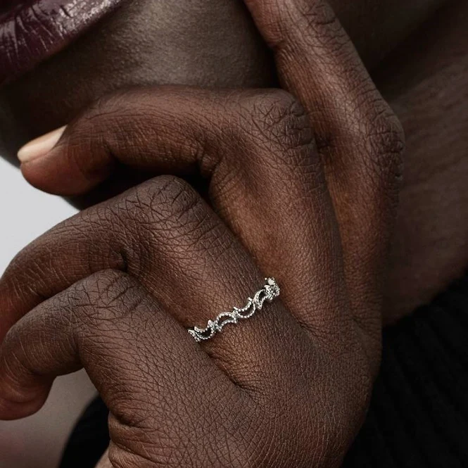 Crescent Moon Ring, Size 50