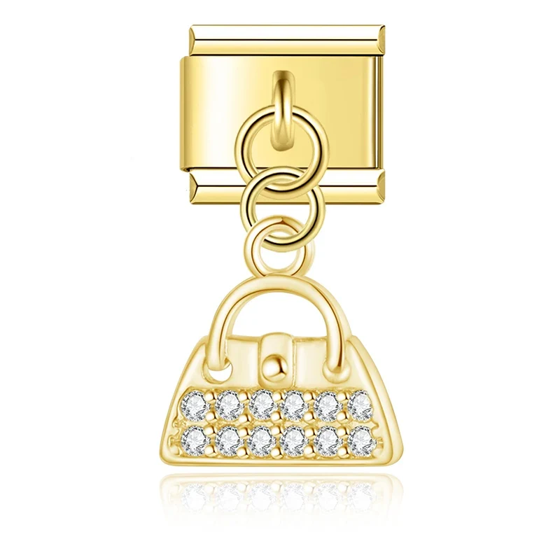 Handtasche Gold Anhänger