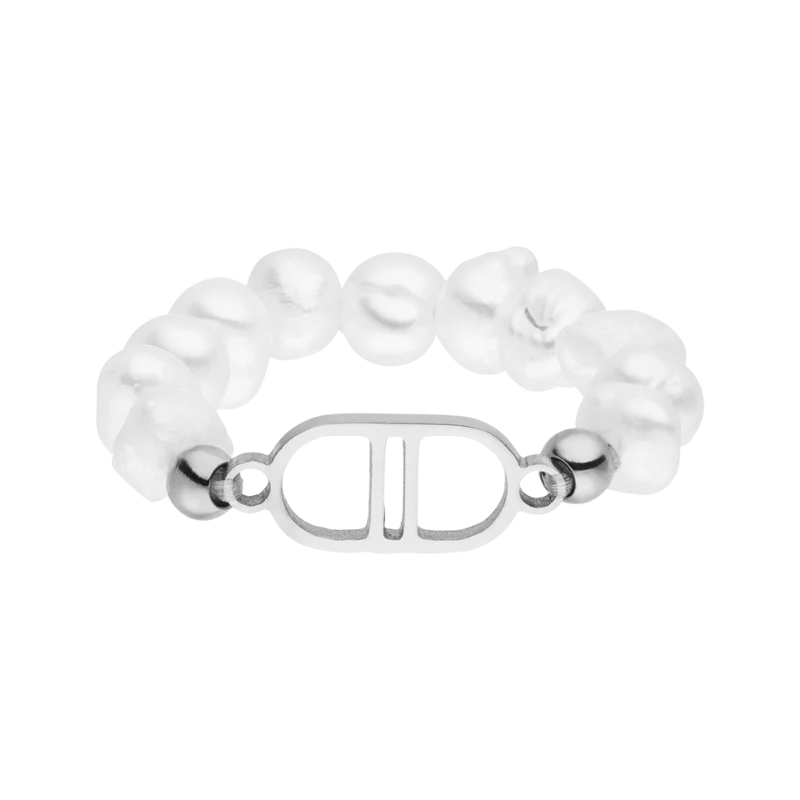 Deluxe Pearl Ring 14K Vergoldet