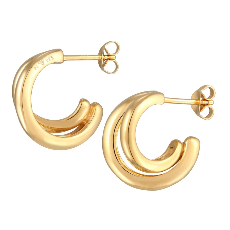 Ohrstecker Spirale