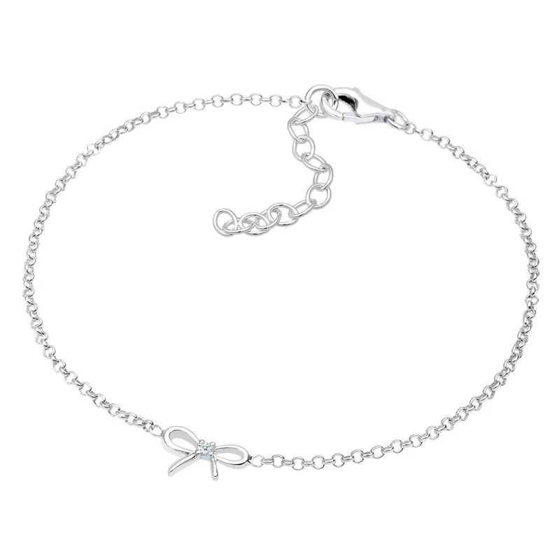 Armband Schleife | Diamant ( Weiß, 0,015 ct )
