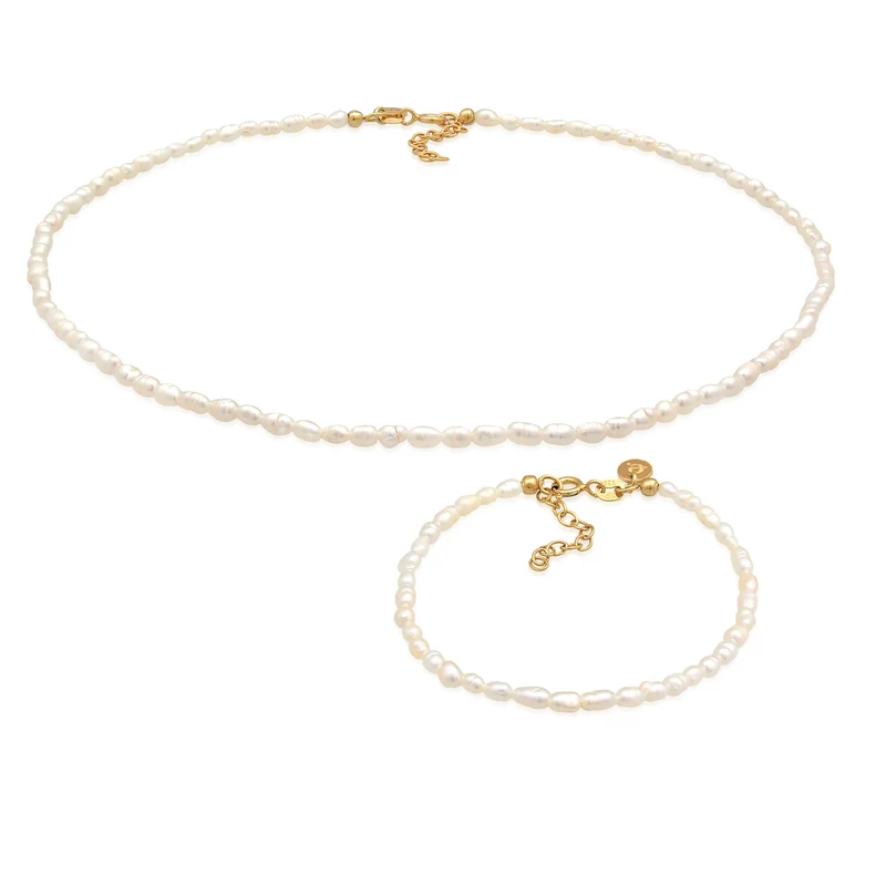 Schmuckset | Süßwasserzuchtperlen