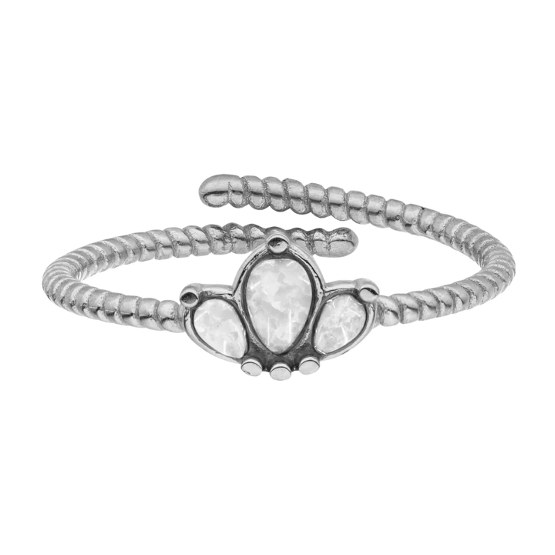 Lotus Opal Ring 14K Vergoldet