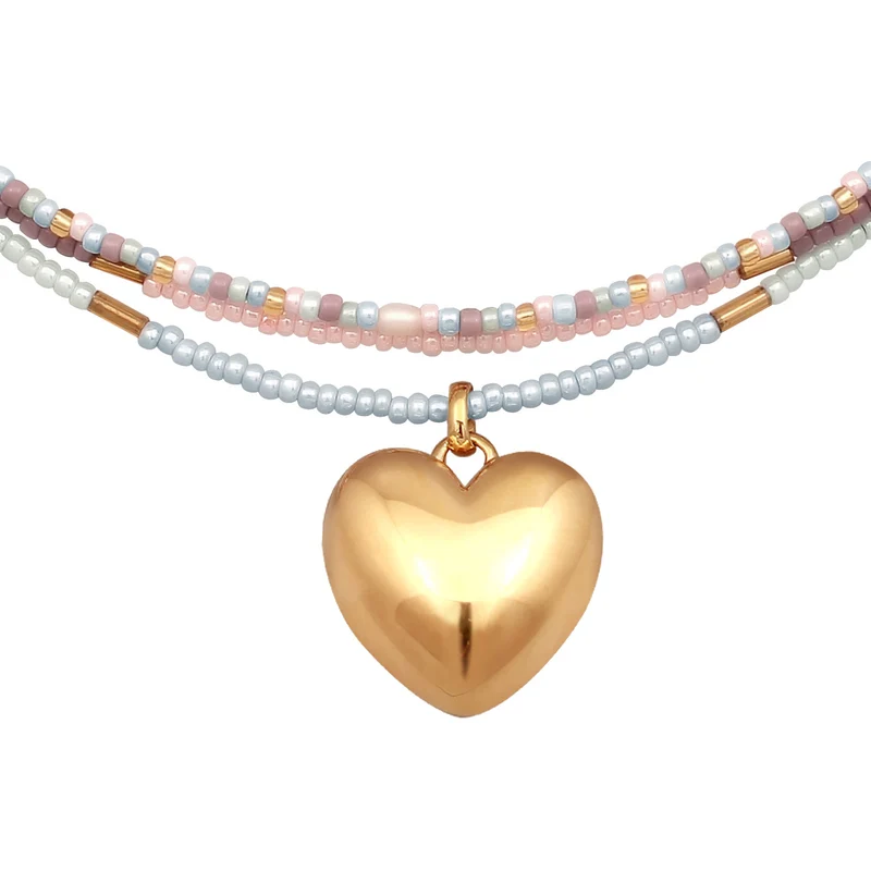 Choker Herz Beads| Süßwasserzuchtperlen