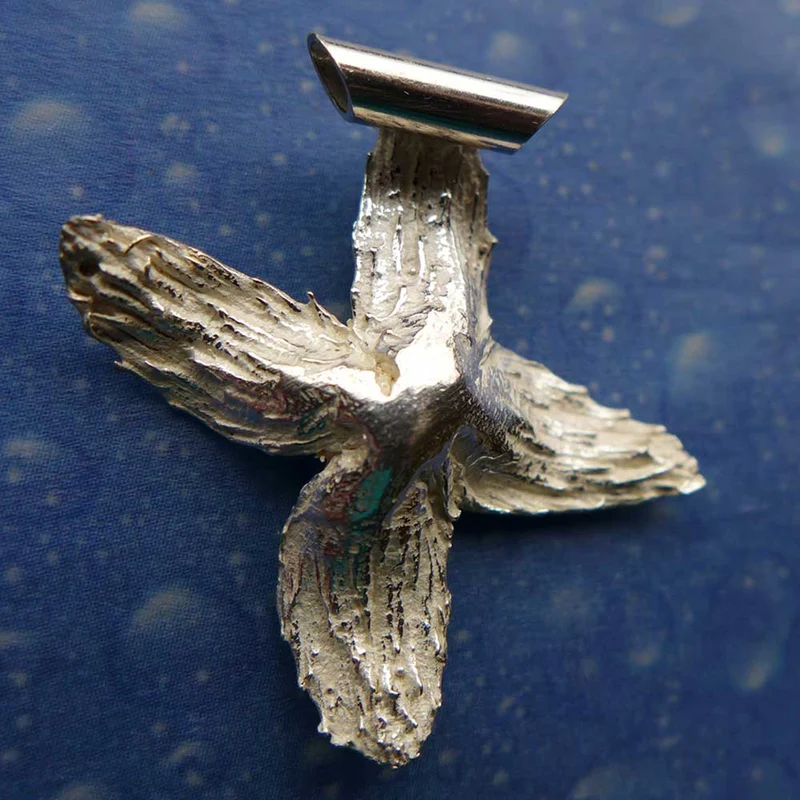 Buchecker Anhänger Schmuck Silber
