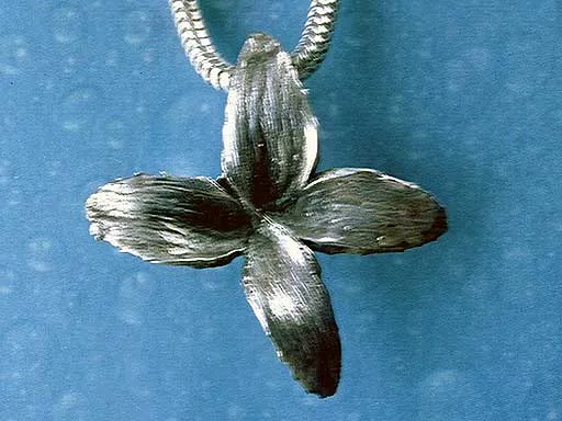 Buchecker Anhänger Schmuck Silber