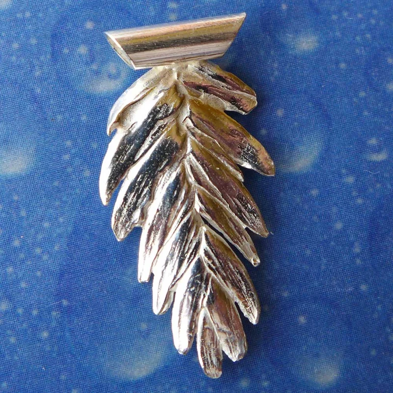 Dünengras Schmuck Anhänger Silber
