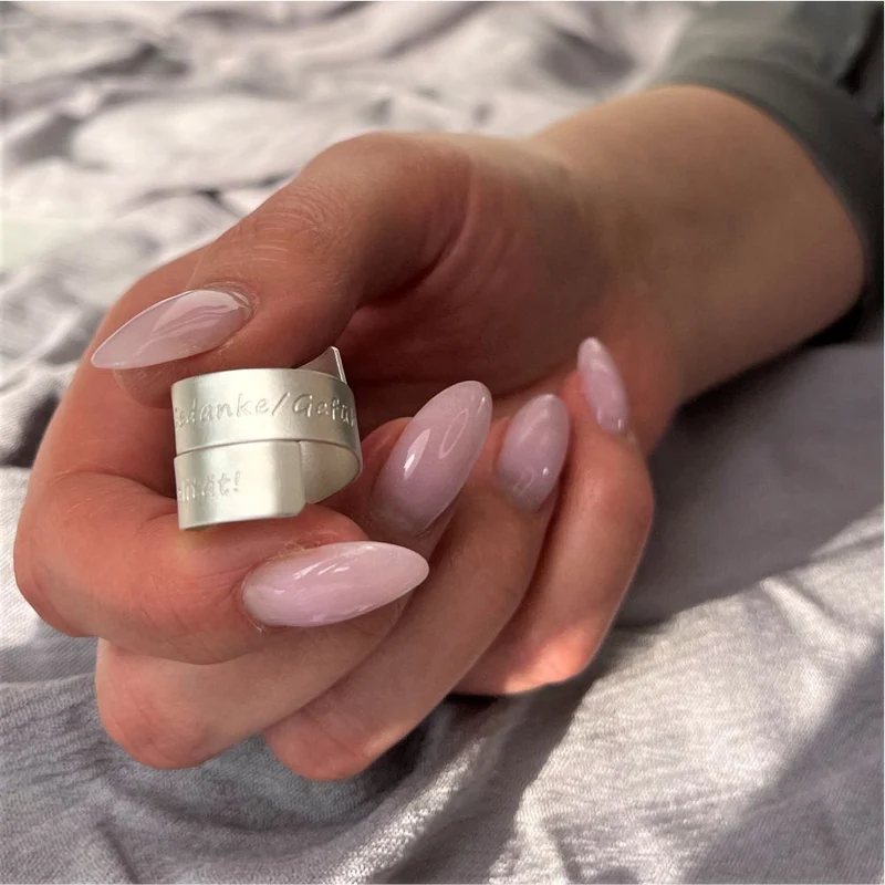 SILBERRING MIT GRAVUR UNIKATRING FAMILIEN RING DAMEN 925 SILBER RINGE