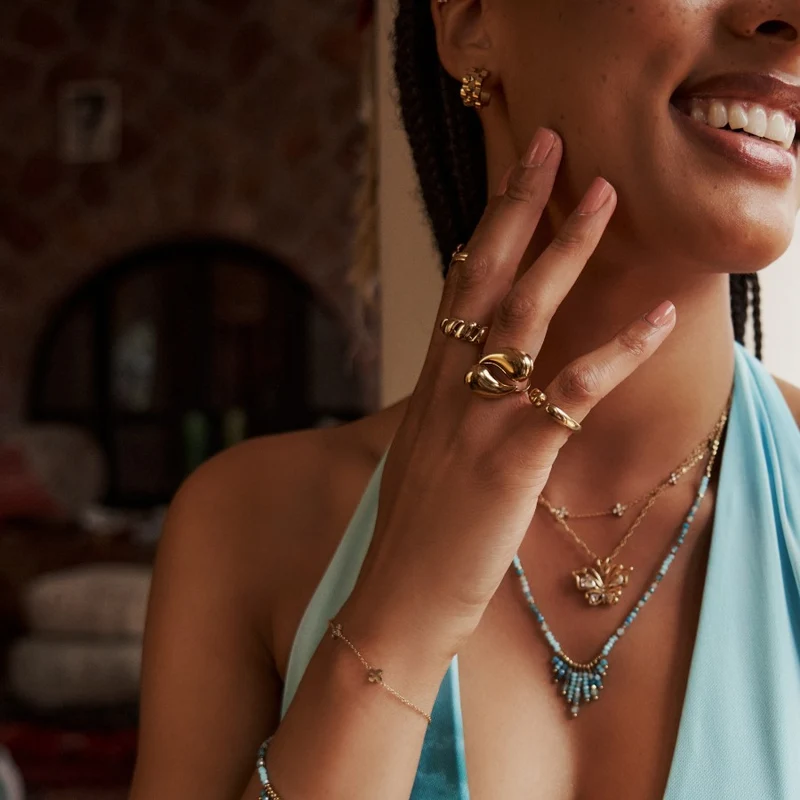 Sweet Life Bold Ring 14K Vergoldet