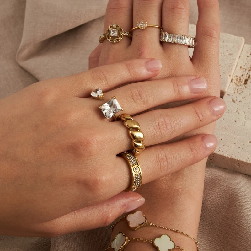 Sweet Life Bold Ring 14K Vergoldet