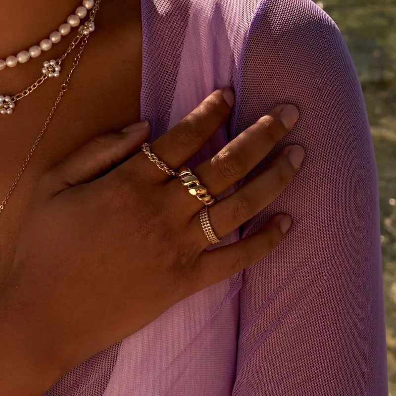 Sweet Life Bold Ring 14K Vergoldet
