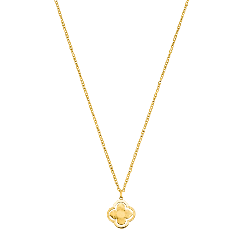 Sweet Life Lucky Leaf Kette 14K Vergoldet