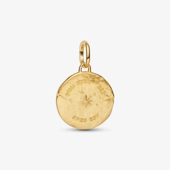 ME Gold Swallow Medallion Charms
