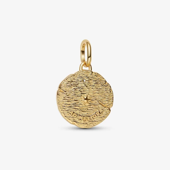ME Gold Crossing Arrows Medallion Charms