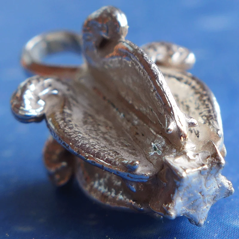Blüten Anhänger Silber Schmuck