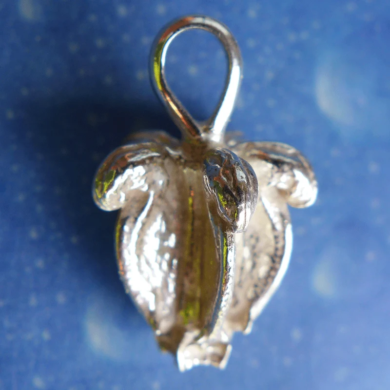 Blüten Anhänger Silber Schmuck
