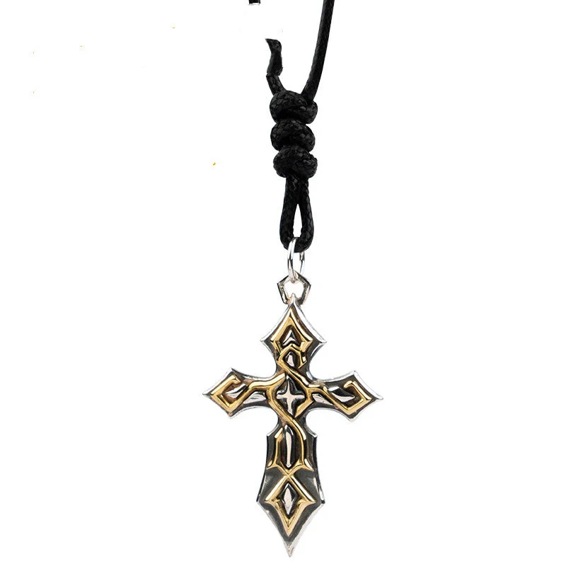 Vintage Fashion Original Silber Kreuz Anhänger