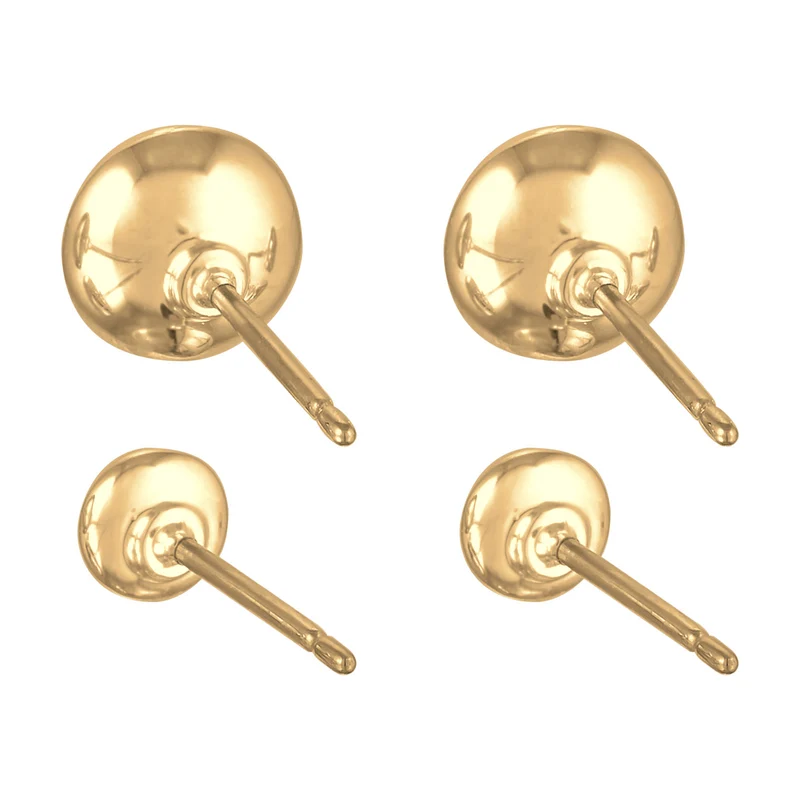 Ohrring-Set Plättchen | Kristalle (Weiß)