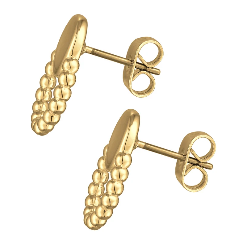 Ohrstecker Plättchen Kugeln