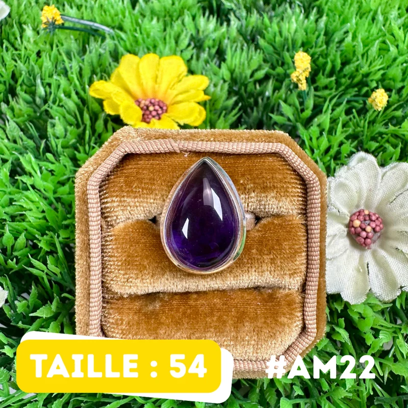 Amethystring aus 925er Sterlingsilber #AM22