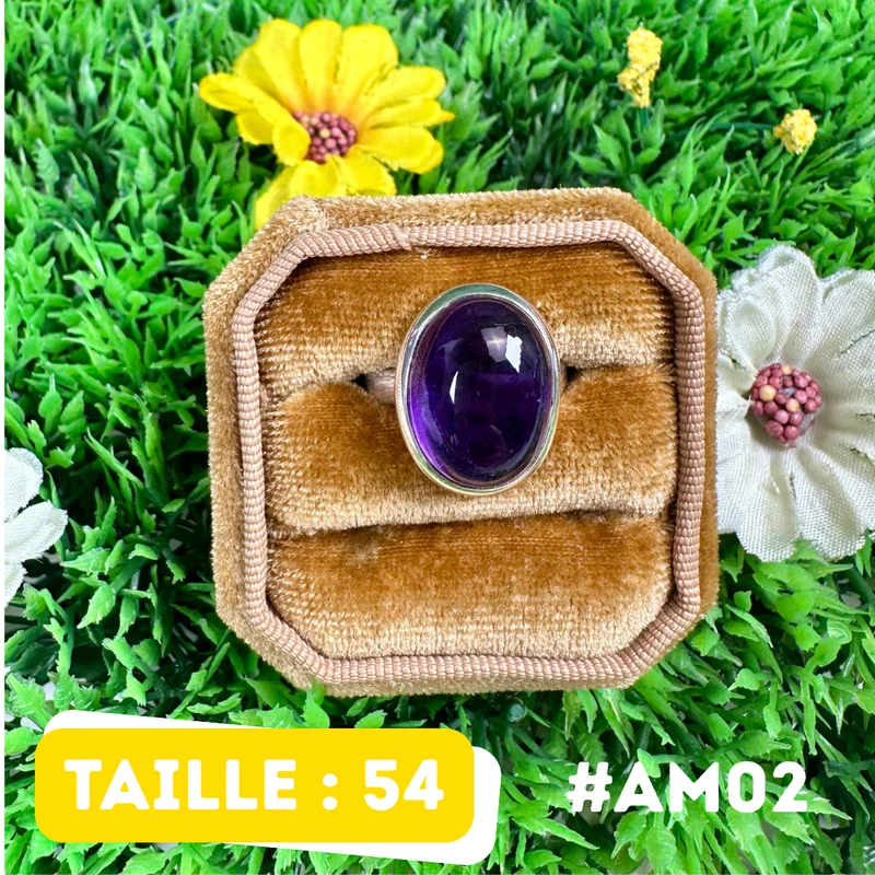 Amethystring aus 925er Sterlingsilber #AM02