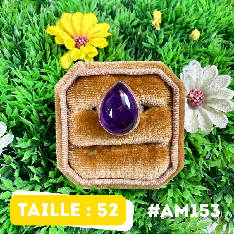 Amethystring aus 925er Sterlingsilber #AM153